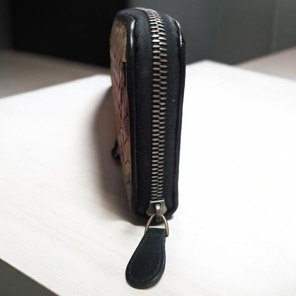 BOTTEGA VENETA Intrecciato Multicolor Leather Zip Wallet in Great ConditionW/box - Picture 9 of 15